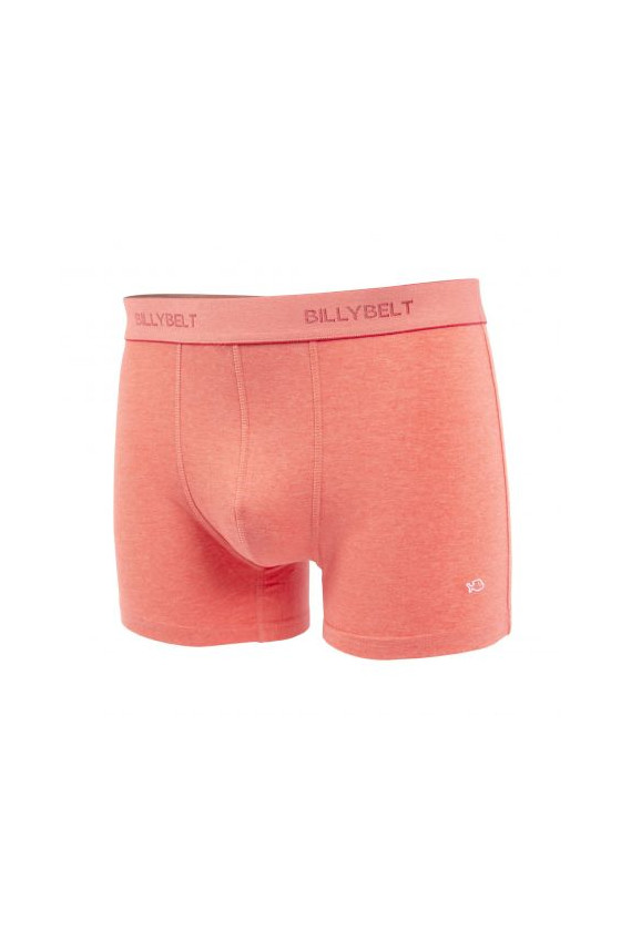 Boxer White Rouge Corail Chiné - Billybelt