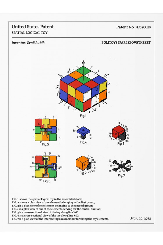 Affiche Rubik's Cube
