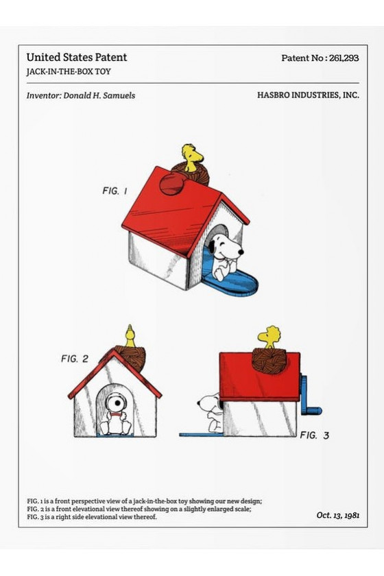 Affiche Jouet Snoopy