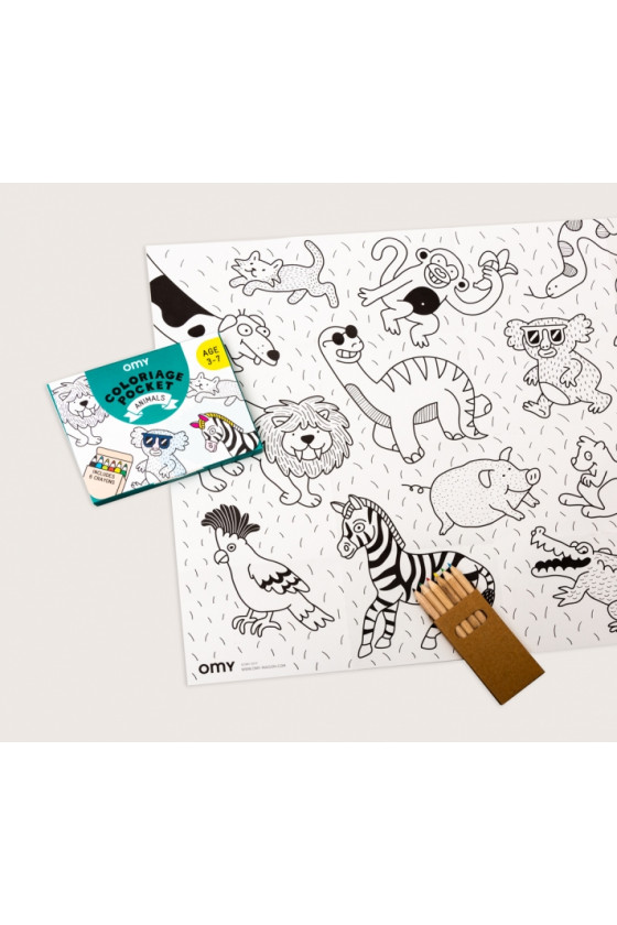 Coloriage Pocket Animaux