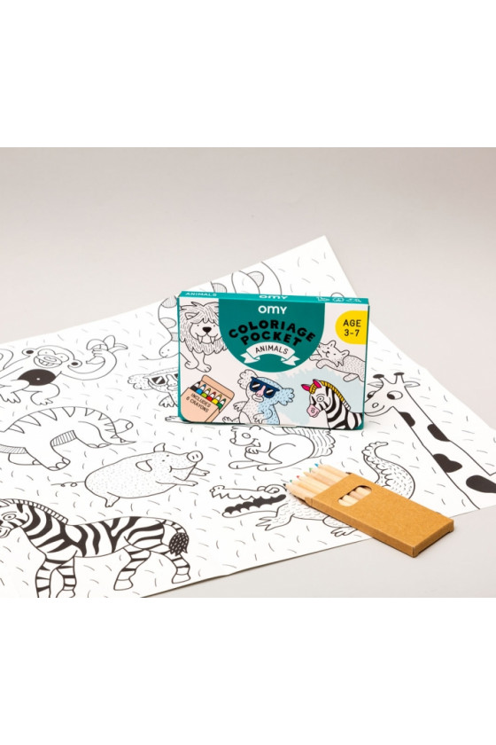 Coloriage Pocket Animaux