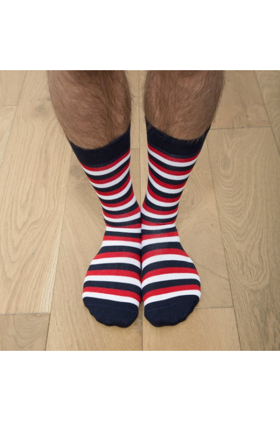 Chaussettes Rayures Tricolores