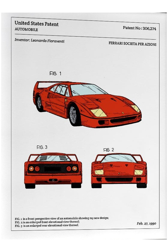 Affiche Ferrari F40