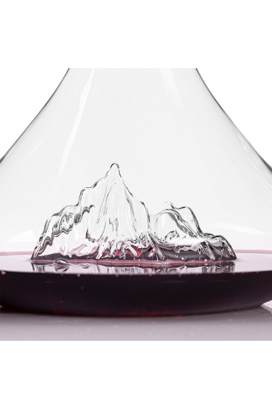 Carafe à vin Topographic Mont Blanc