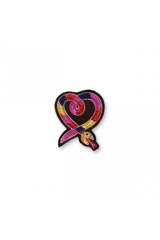 Broche Serpent Coeur