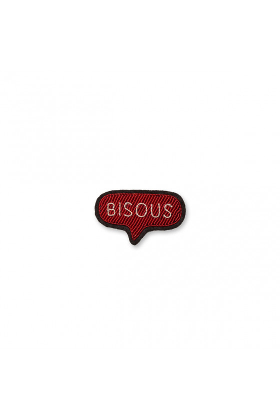 Broche Bisous Rouge